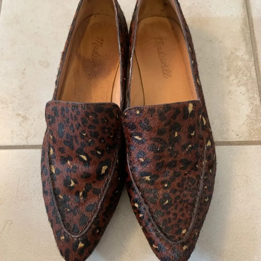 Madewell | Frances Skimmer calf hair animal print flats